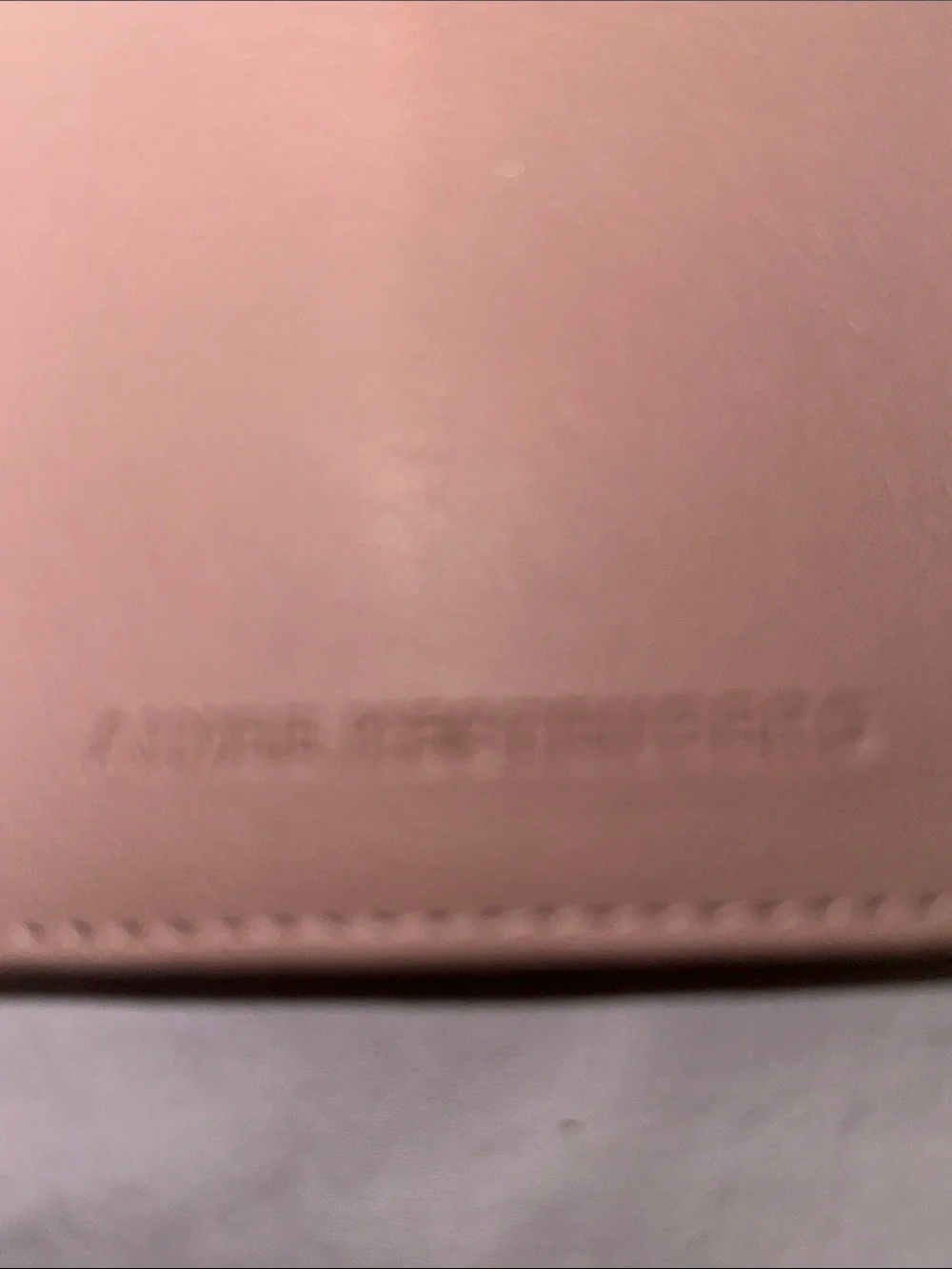 Aimee Kestenberg Blush pink Leather wallet gold acc soft and like new